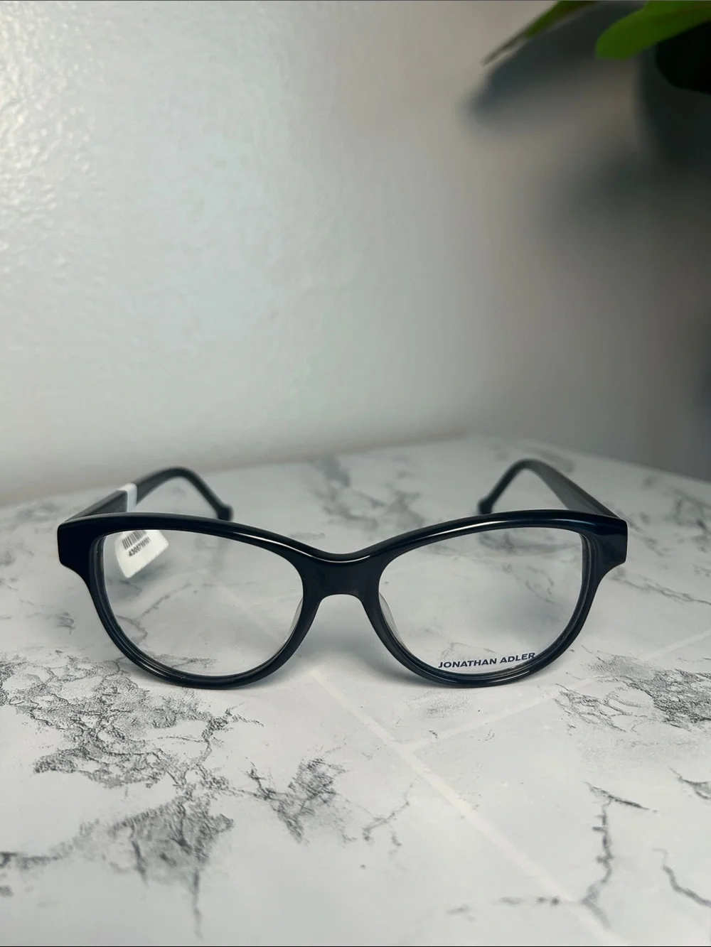 Jonathan Adler Black Cat-Eye Eyeglass Frames NWT